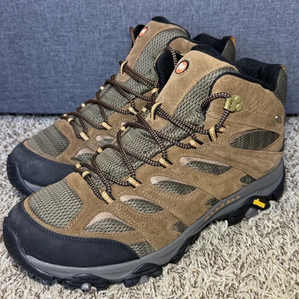Merrell Moab 3 Mid WP Waterproof Men's Size 13 Hiking Boots Earth Brown NEW
